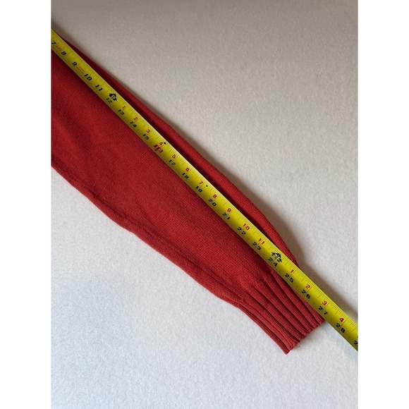 Killtec Geo Alaska Men Medium Orange Half Zip 100% Cotton Pullover Mock Neck - Picture 6 of 15